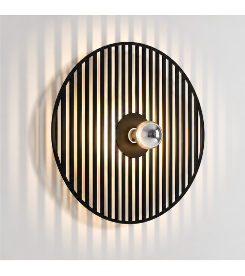 Rive – applique murale noire