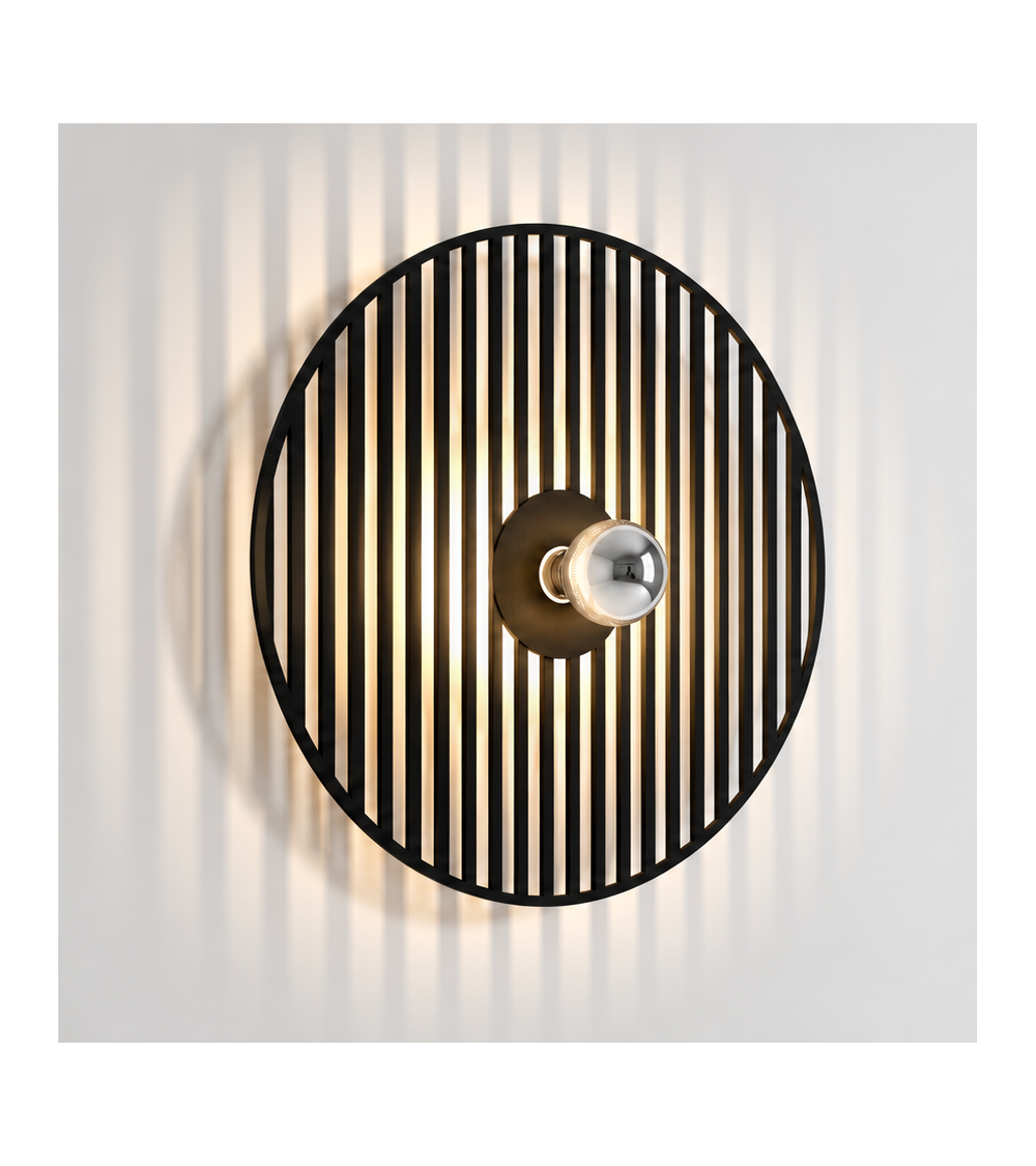 Rive – applique murale noire