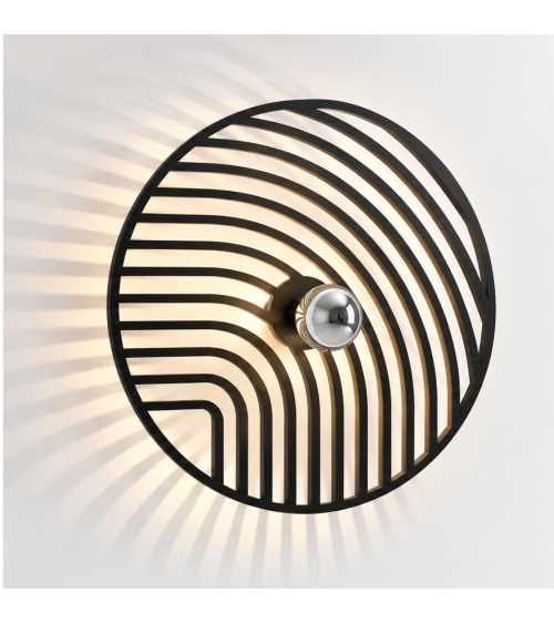 Virage – applique murale noire