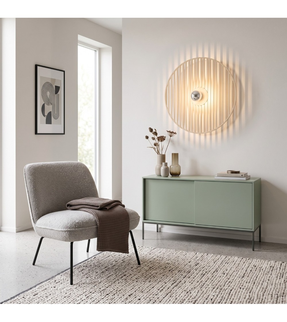 Applique Rive en bois naturel — vue en situation