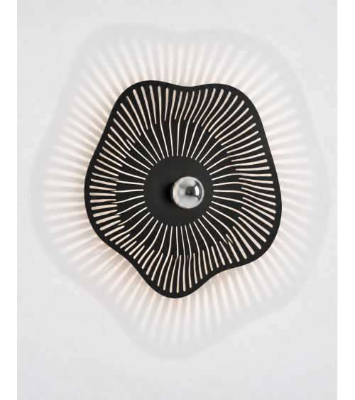 Nacre – applique murale noire
