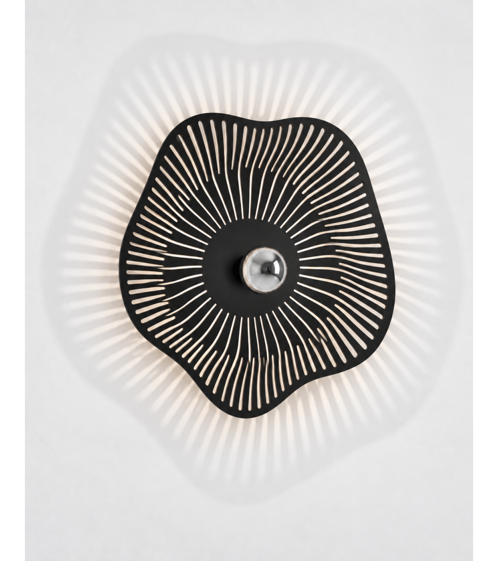 Nacre – applique murale noire