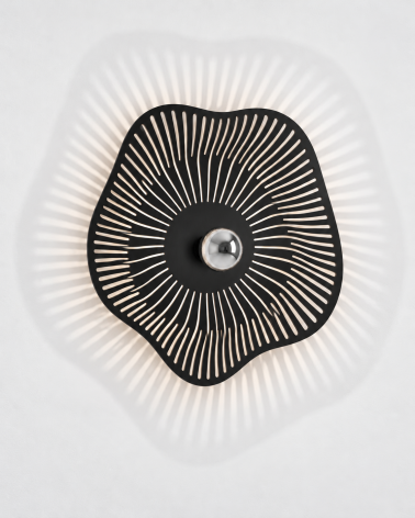 Nacre – applique murale noire