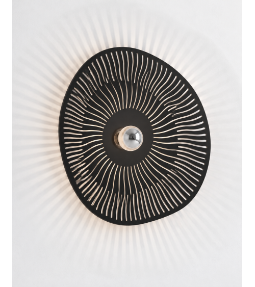 Mycelia – applique murale noire