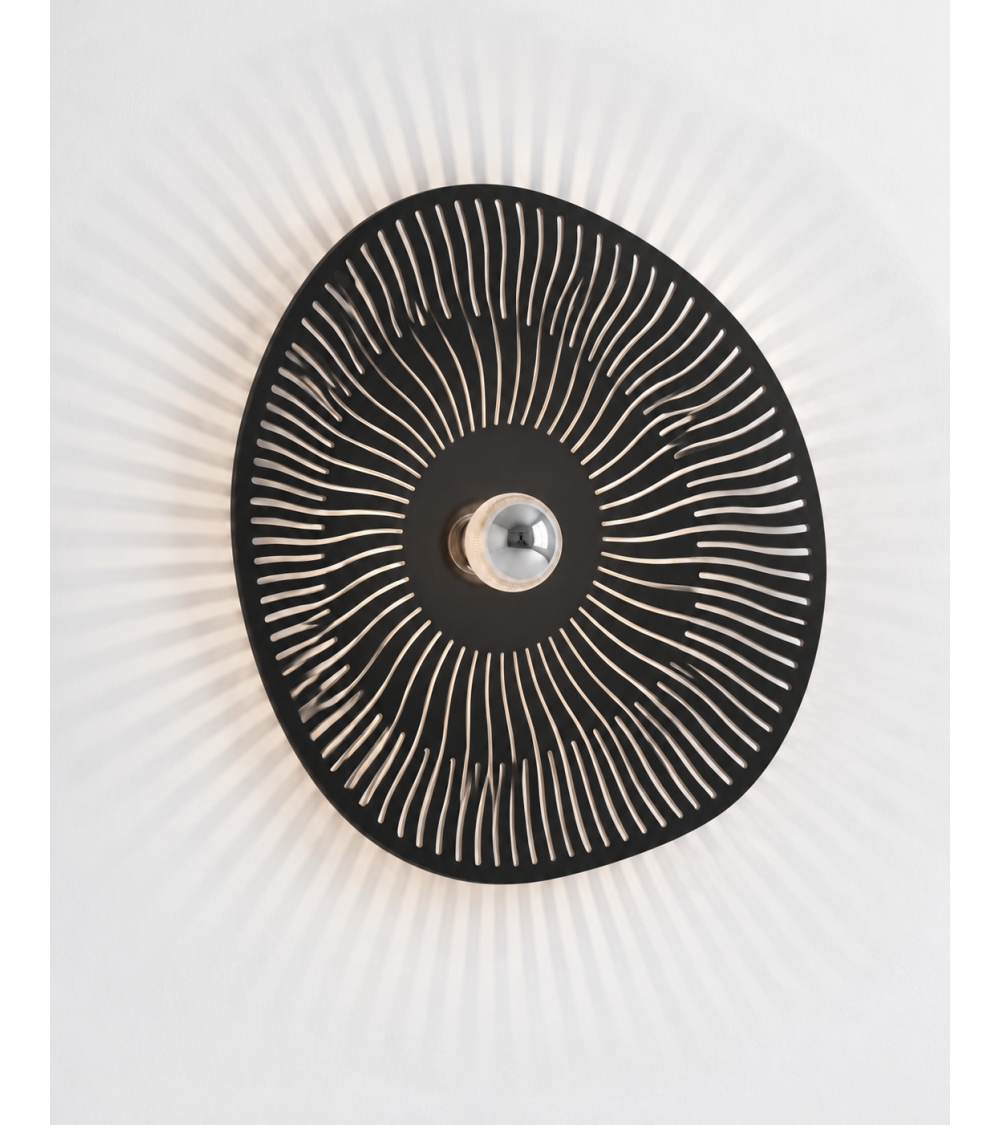 Mycelia – applique murale noire