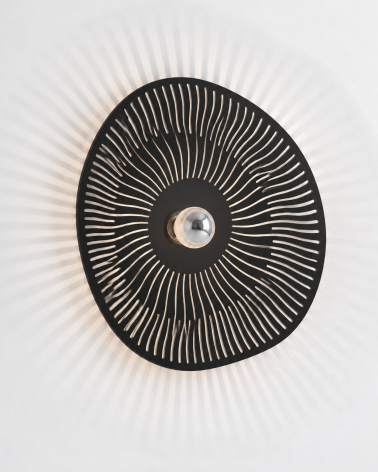 Mycelia – applique murale noire